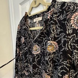 LOFT floral dress size M
